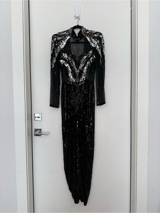 Stephen Yearick Dresses & Skirts - Vintage Stephen Yearick Beaded Sequin Maxi Dress